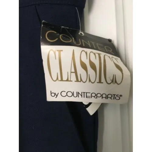 Counterparts Petites Women's Casual Skirt Belted Size 8 Petite Blue - Image 2