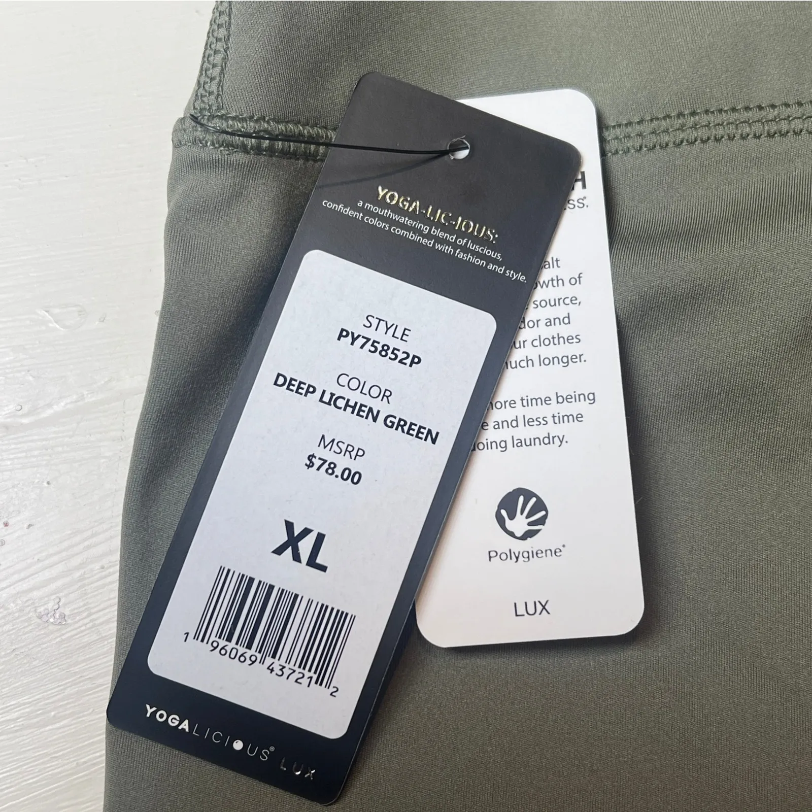 Yogalicious High Waist Squat Proof Soft Leggings for Women Size XL NWT - Image 5