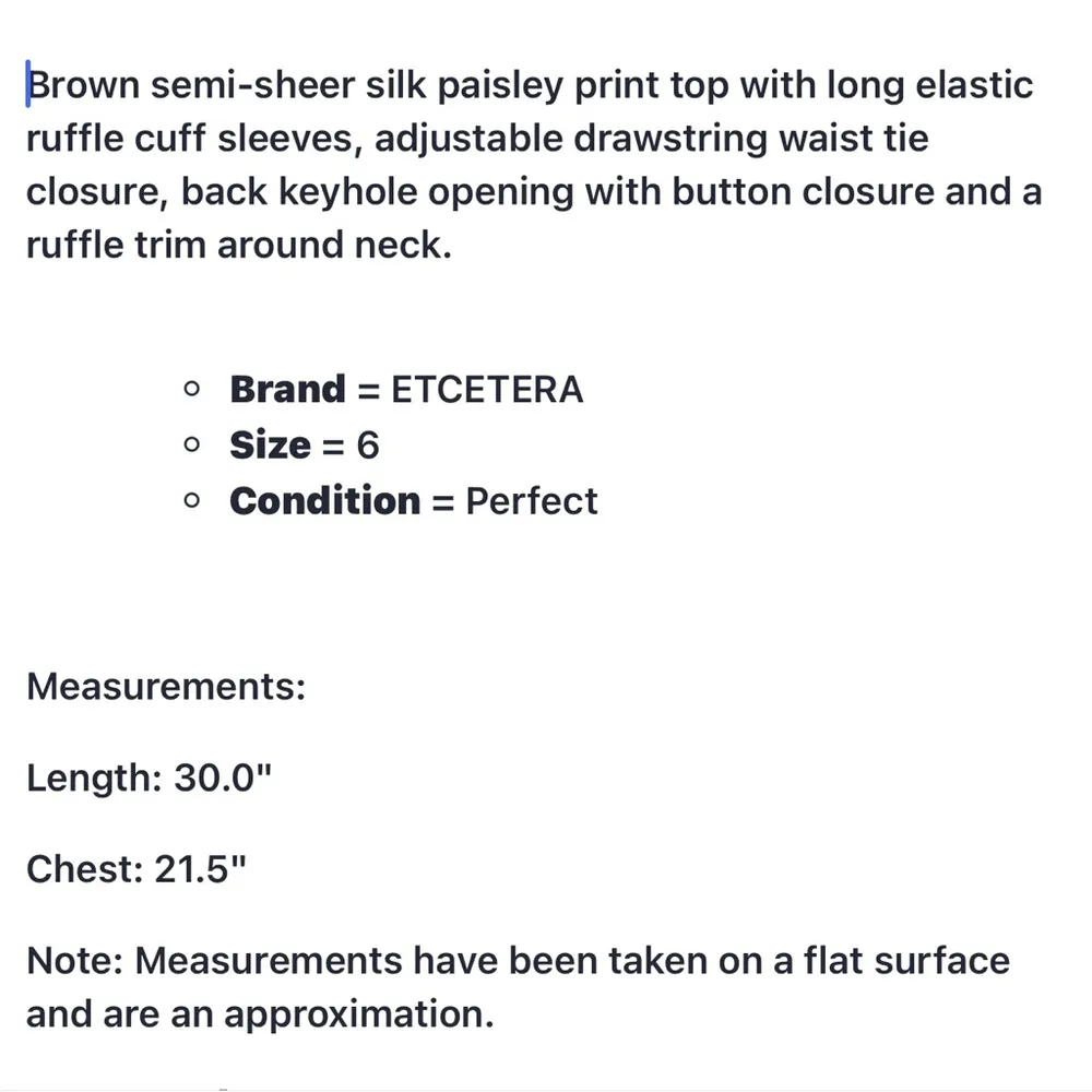 ETCETERA Brown Floral Silk Print Blouse - Image 6