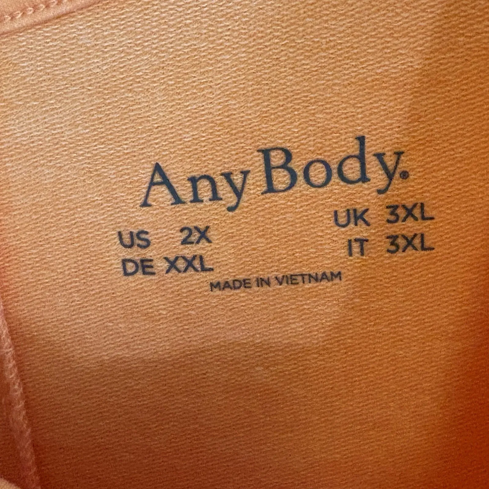 AnyBody.‎ Any Body Modal Blend Orange Wide Leg Jumpsuit Romper Plus 2X Size XXL - Image 8