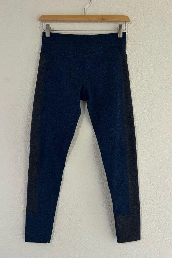 Asymmetric High Rise Colorblock Leggings - Image 2