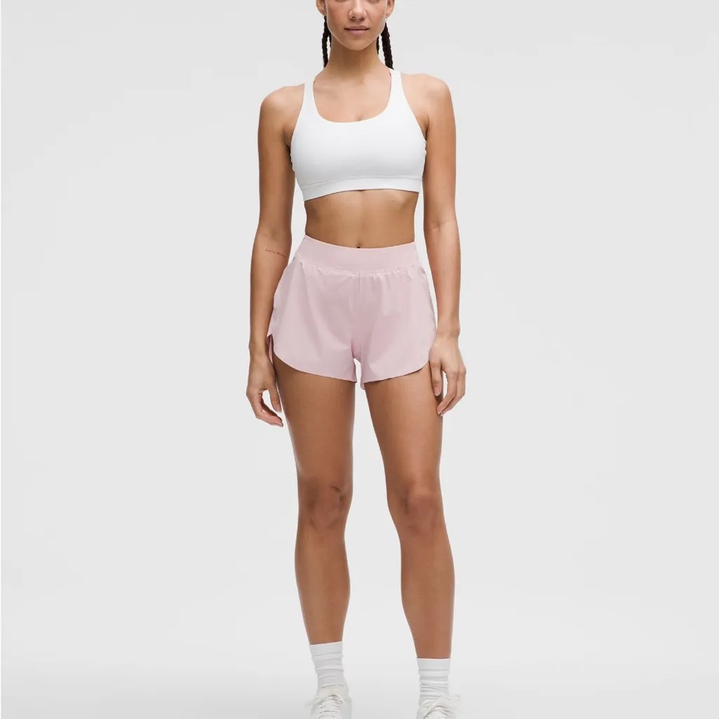 Lululemon Athletica fast and free Light Pink Shorts - Image 2
