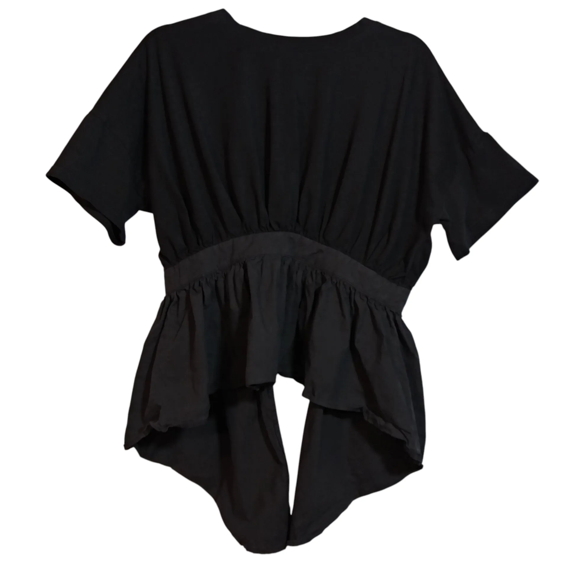 J. Brooks Jamela High Low Empire Waist Black Top Contemporary Size L Size L - Image 3