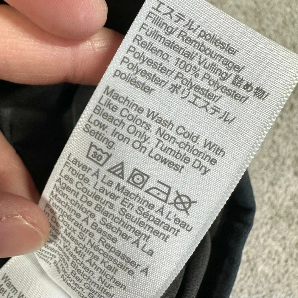 J. Crew Factory Animal Print Puffer Quilted Vest Full Zip Snap Pockets M Tan Size M - Image 13