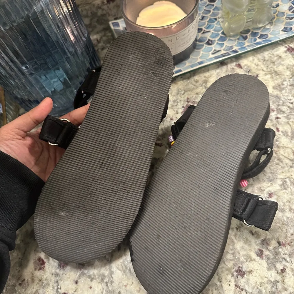 ASOS sporty flat sandals with beads - Image 8