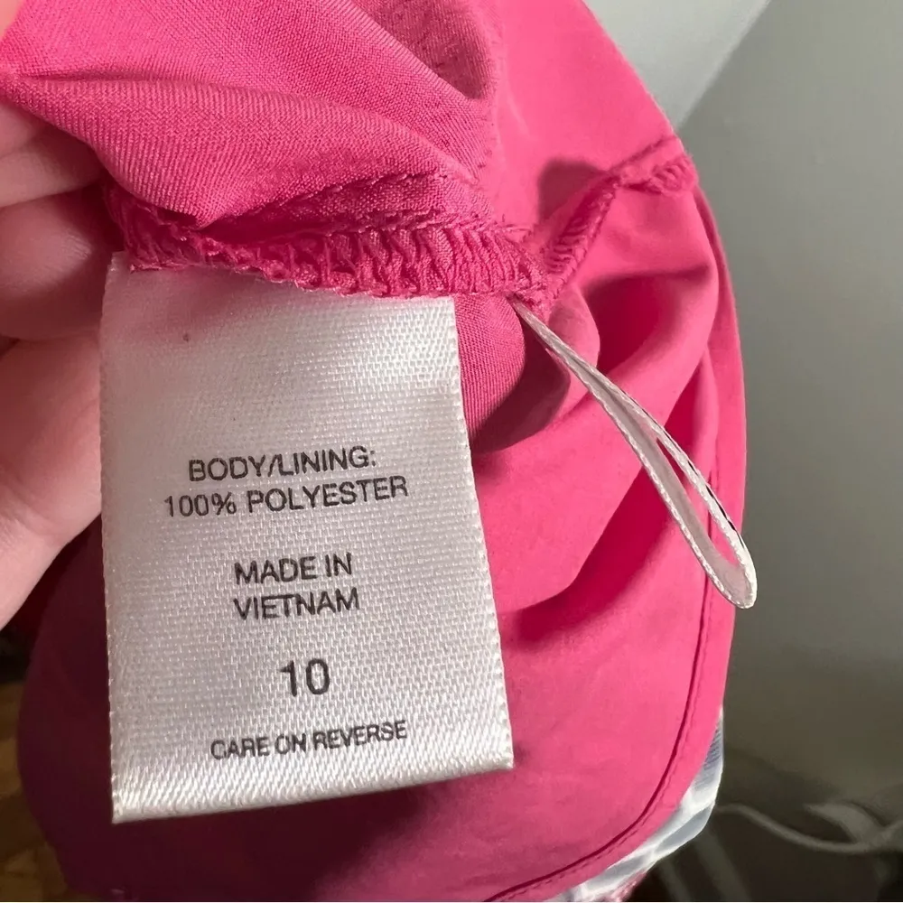 New York & Co Sleeveless Fit & Flare Dress Textured Geometric 10 - Image 10