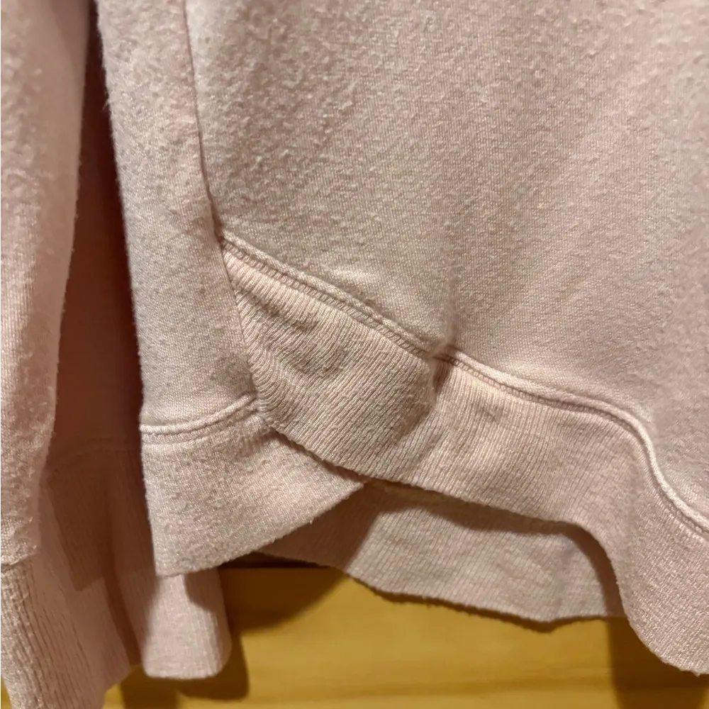 Athleta Sweatshirt Women's M light Pink Mindset Crewneck Super Soft Criss Cross - Image 3