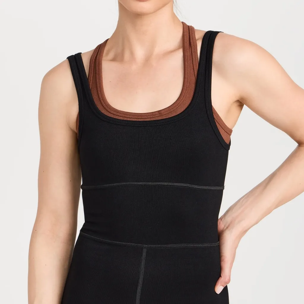 NWOT Free People Women's x FP Movement It Takes Two Runsie in Black M/L Size undefined - Image 7