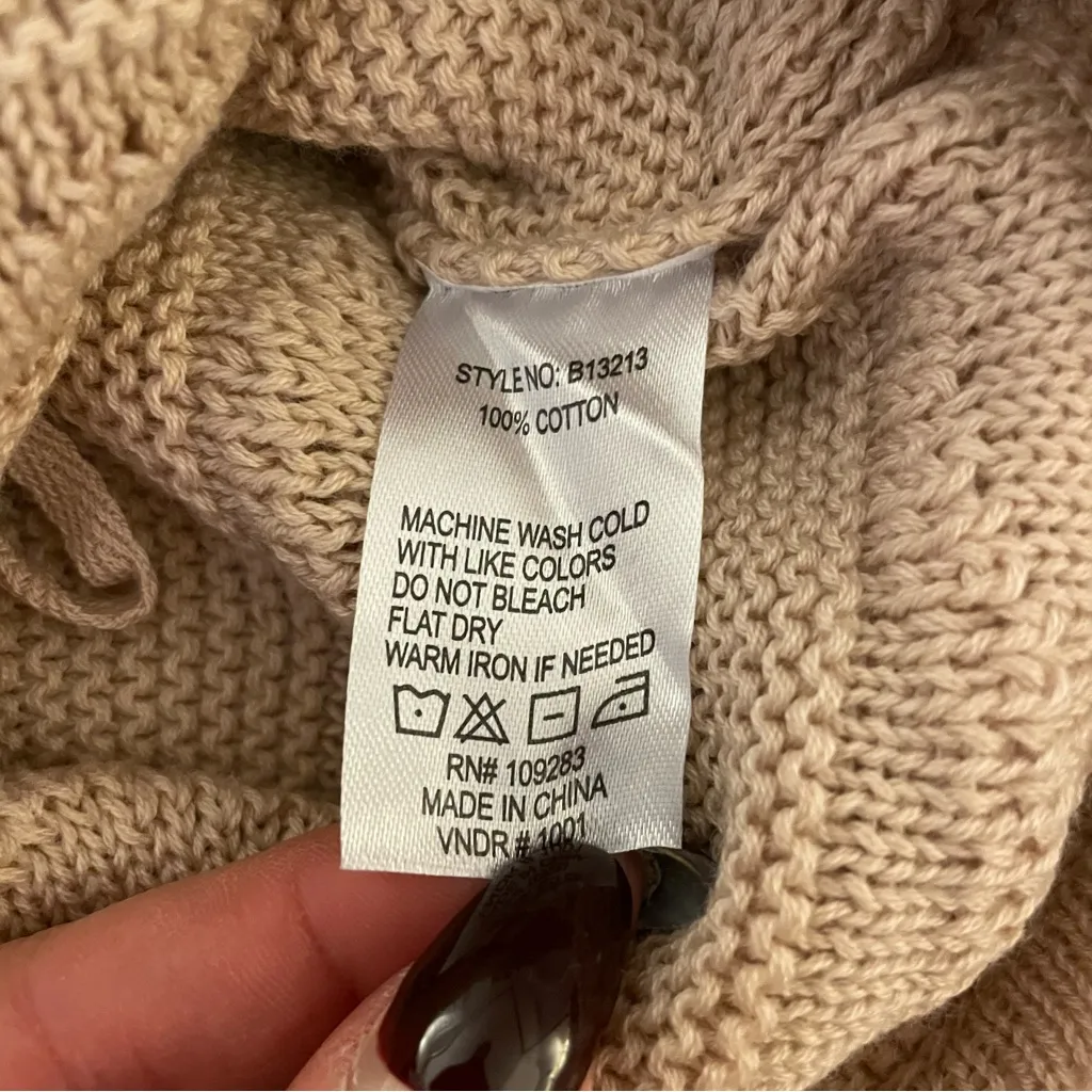 Vintage Havana Honey Beige Knitted Tube Top, Size S, NWOT - Image 6