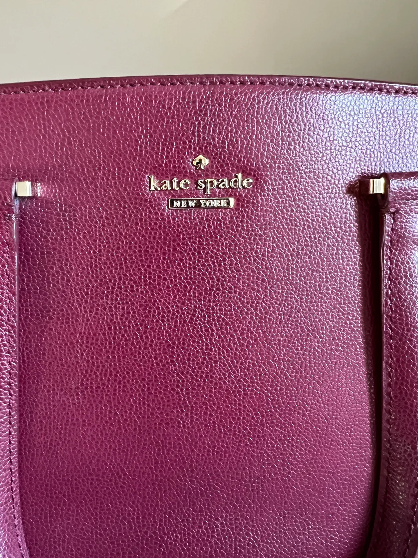 Kate Spade Deep Cherry Crossbody Purse - Image 2