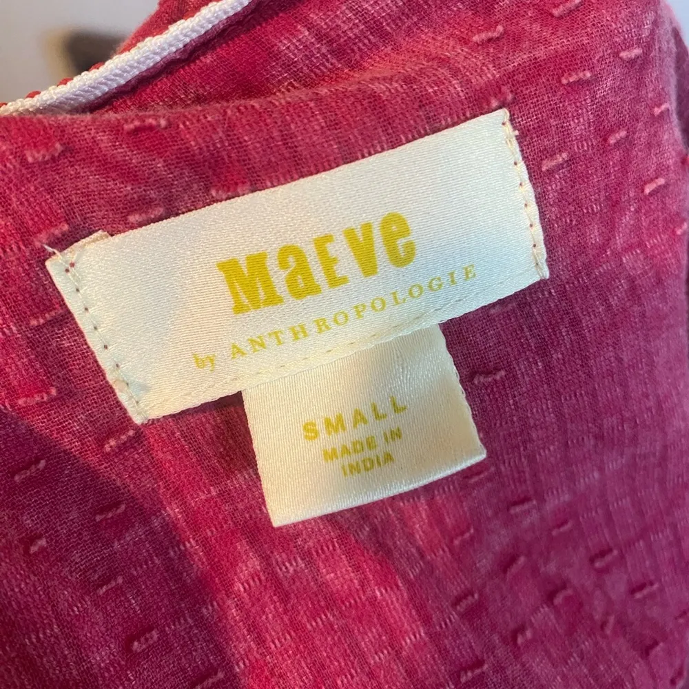 Anthropologie Maeve The Cate Button Down Shirt Small - Image 4