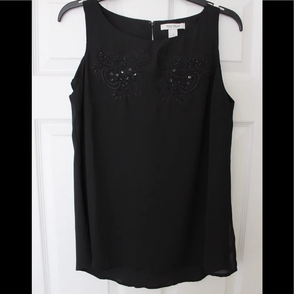 WHBM | floral sequin embroidered tank top - Image 3