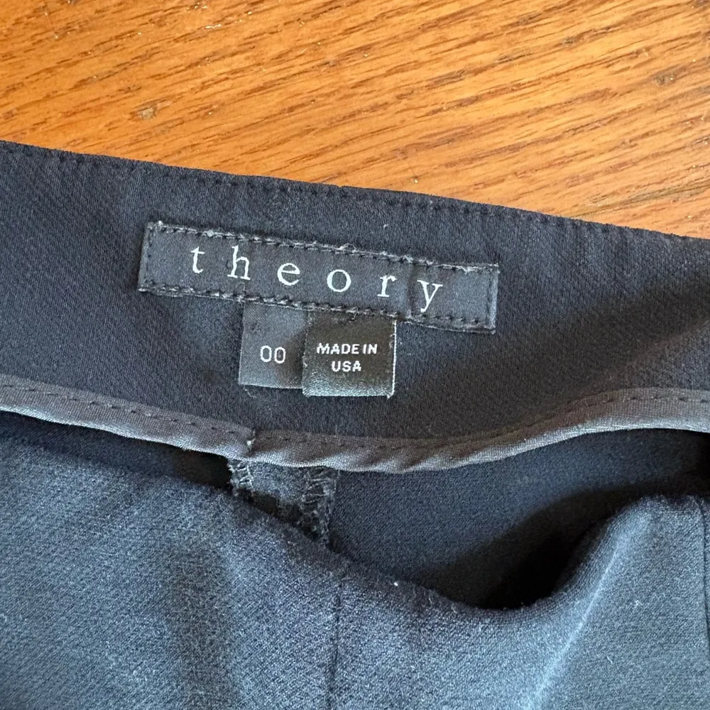 Theory Black Dress Pants Slacks - Image 2