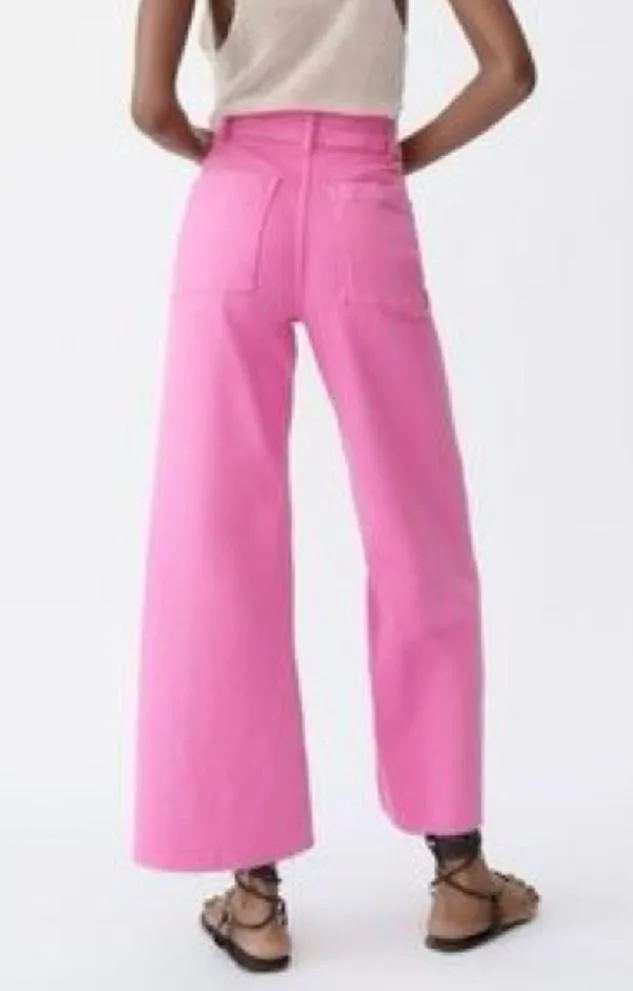 marine straight pink jeans - Image 2
