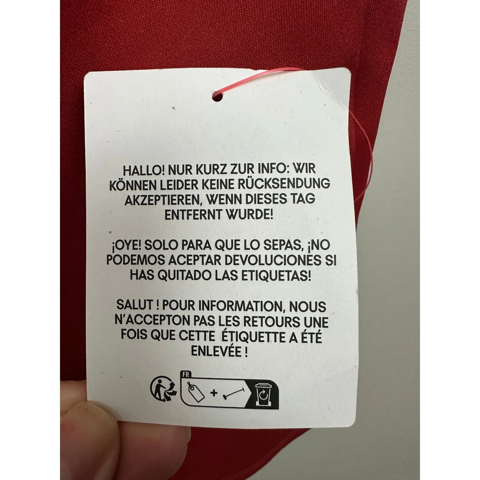 ASOS Asymmetric High-neck Minimalist Midi Cocktail Red Dress Sz 12 NWT - Image 10