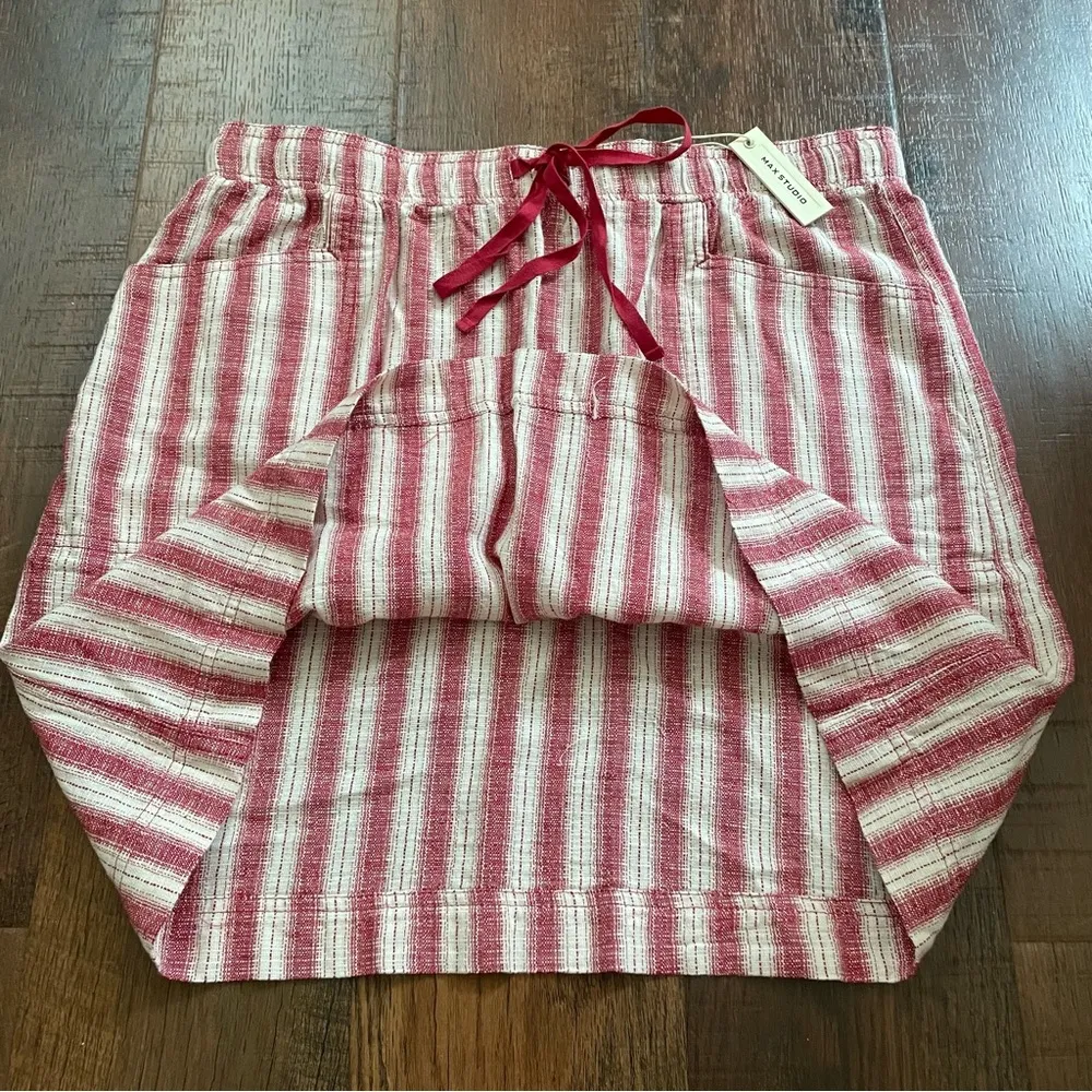 MAX STUDIO cotton mini skirt, size L - NWT - Image 4