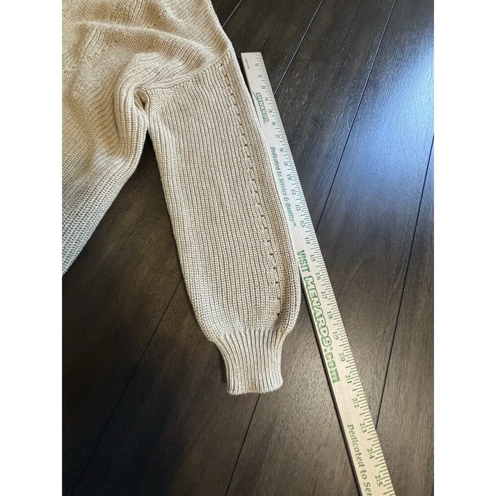 Universal Thread Women's Open-Front Cardigan in Tan, Small - Image 8