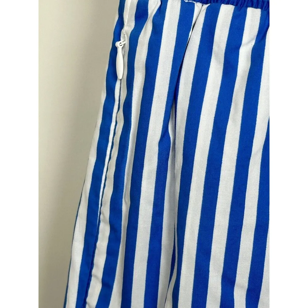 Frame Women's Blue Stripe Organic Cotton Boxer Shorts Size XS NEW MSRP $229 - Image 4
