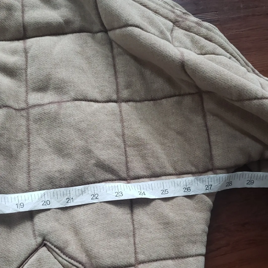 Free People Tan Quilted Dolman Jacket Size Medium - Image 4