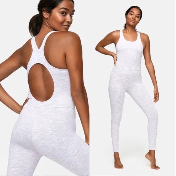 Outdoor Voices • Freeform Unitard onesie bodysuit Super Bloom space dye - Image 2