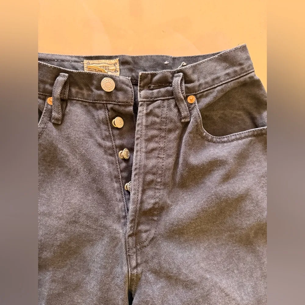 ET VOUS Jeans Women Vintage 80s High Rise Made In France Rare Black Size 36/6 - Image 12