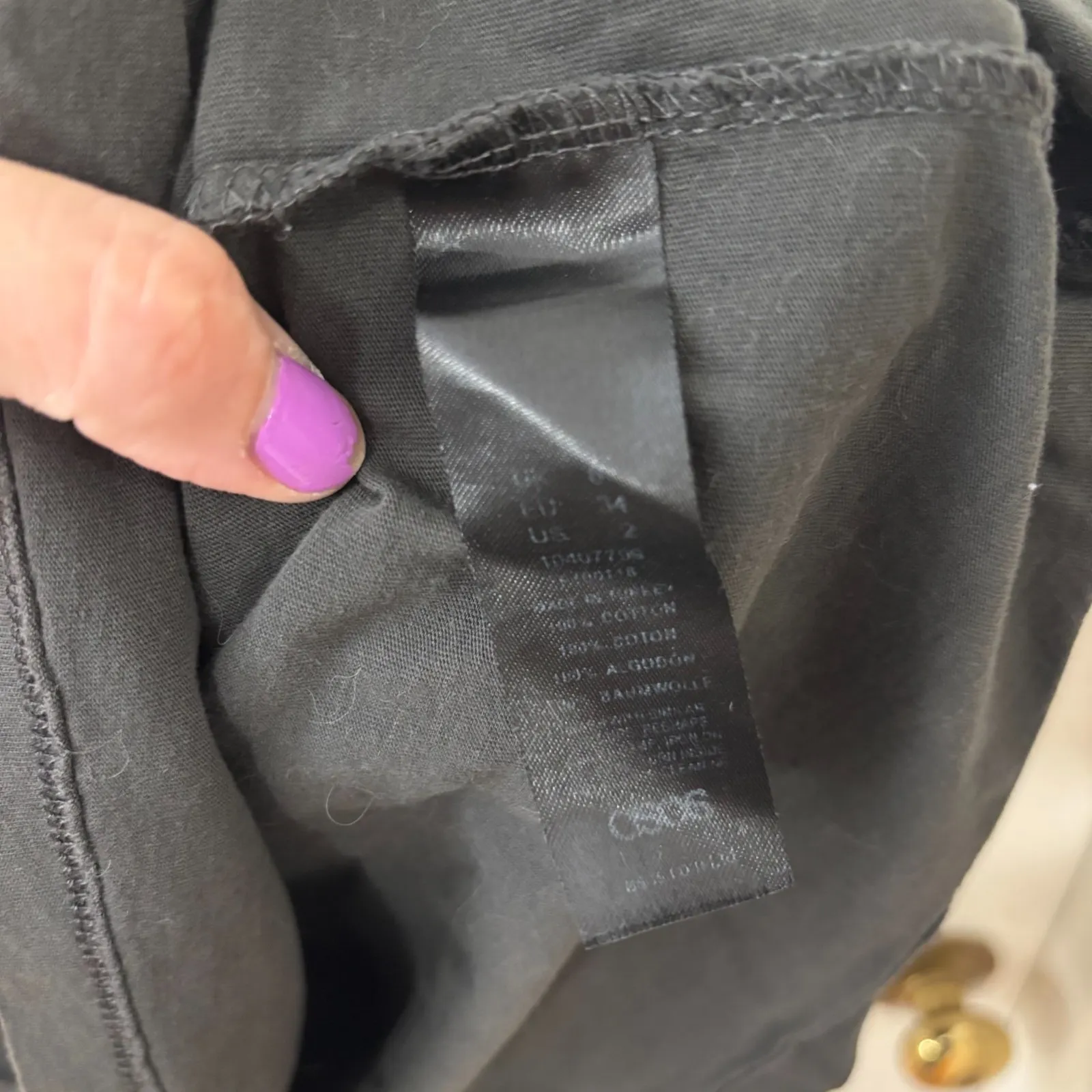 Black Fortune Teller Tee asos Witchy Gothic Halloween‎ Skeleton Emo Sz 2 Small - Image 4