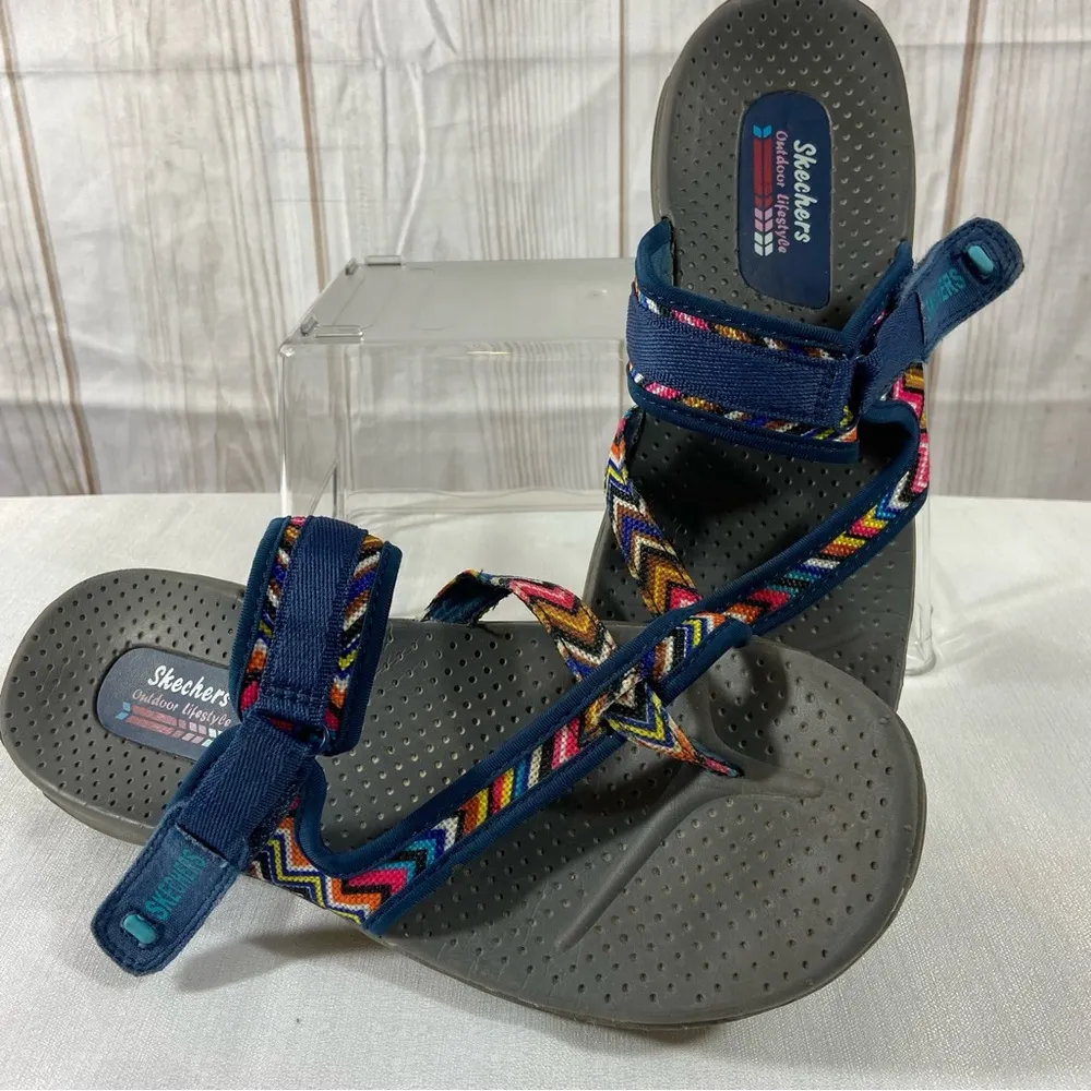 Sketchers Outdoor Lifestyle Reggae-Zig Swag Flip Flops Women’s Size 10 - Image 3