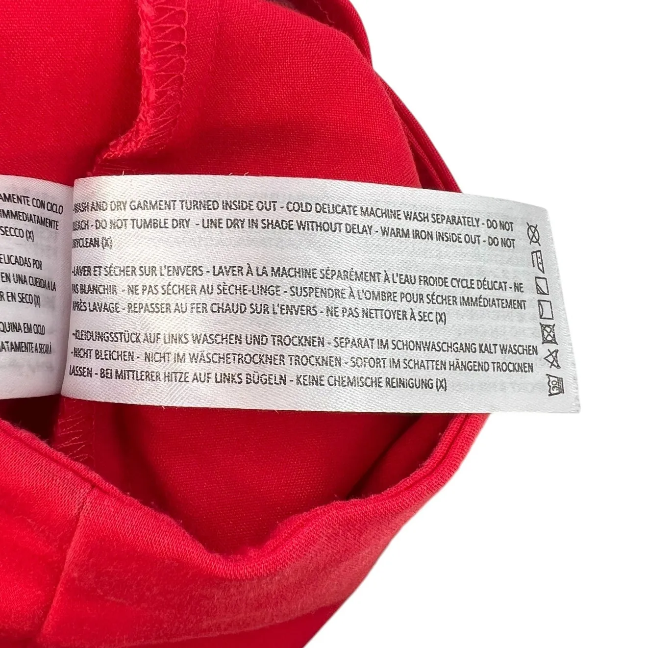 C/meo Collective Forgive Pants‎ Crop Flared High Waist Red Size Medium - Image 13