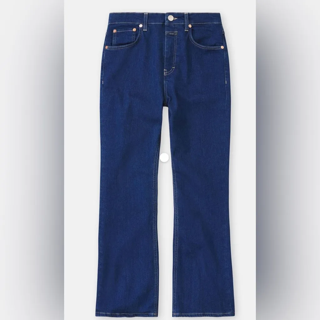 New!‎ Closed Denim HI SUN DENIM JEANS Cropped sz 26 $229 Blue - Image 5