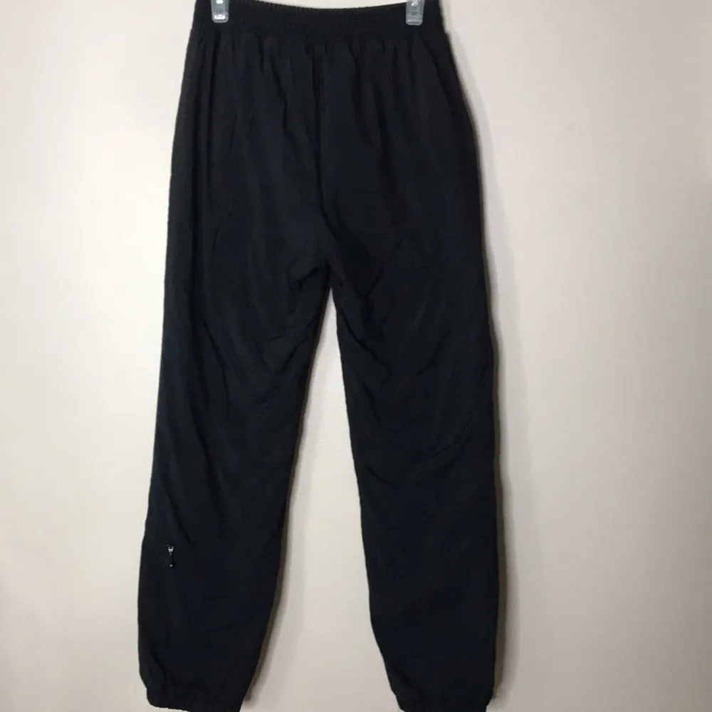 Vintage fera skiwear black warm fall winter polyamide pants size 8 - Image 11