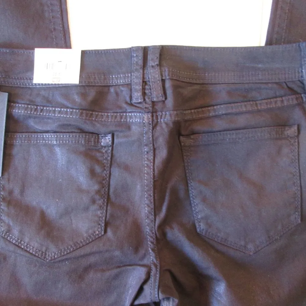 NWT - ana Brown coated skinny jeans - Size 28/6 - Image 5