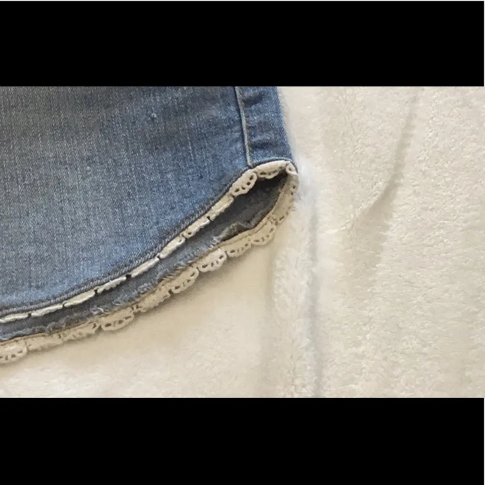 Altar'd State Blue Jean Shorts with Cute Hem - Image 3