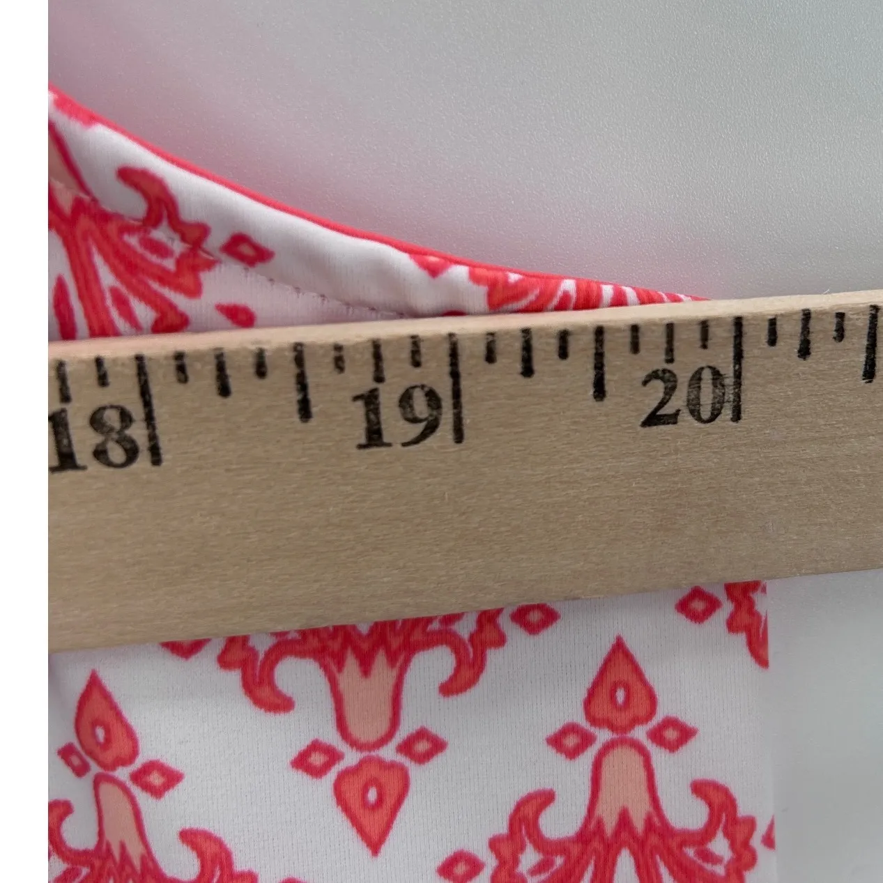 Talbots Cabana Life UPF 50 Geometric‎ Print Sleeveless Tassel Tie Swim Dress XL - Image 7