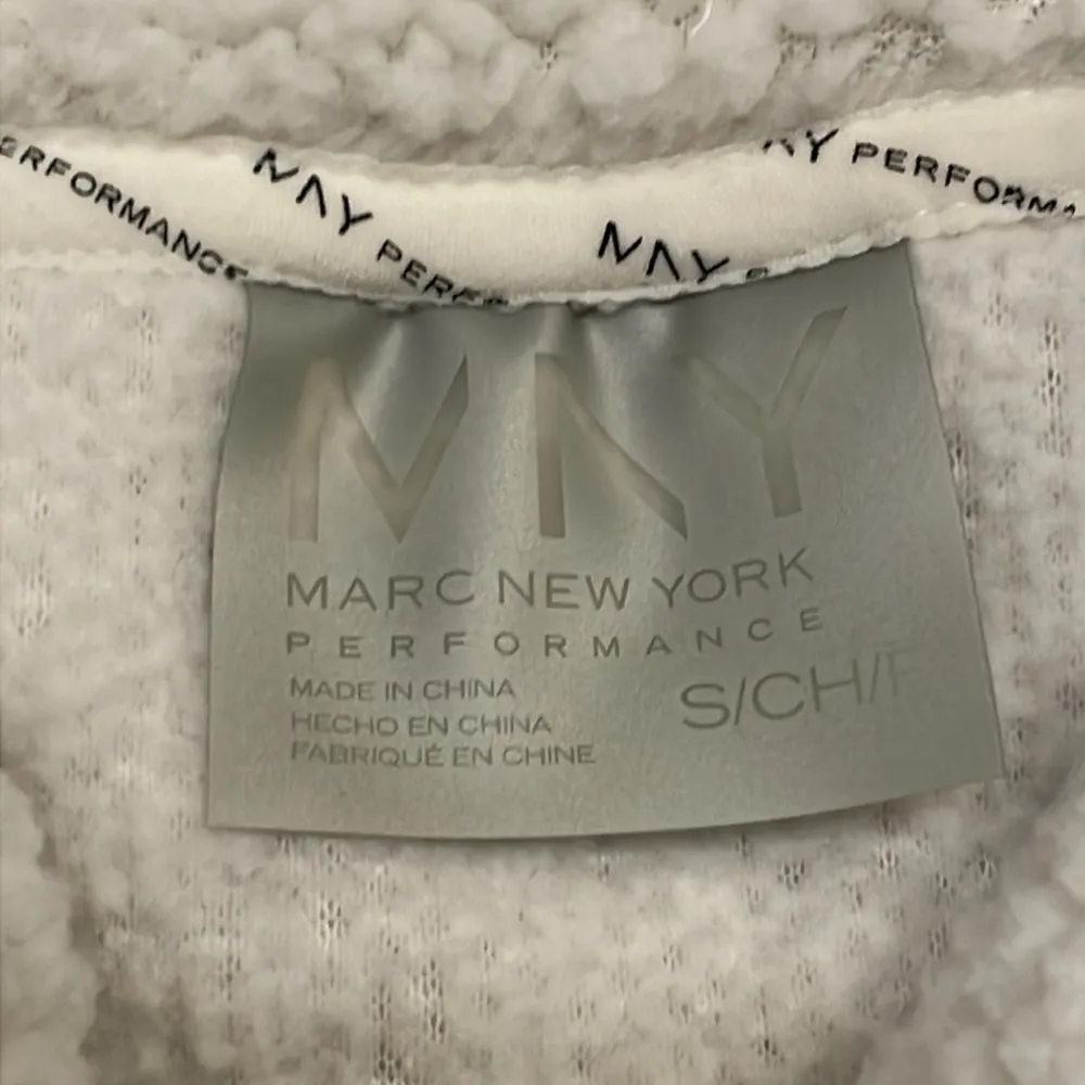 Marc New York Performance White Sherpa Quarter Zip - Size S - Image 6