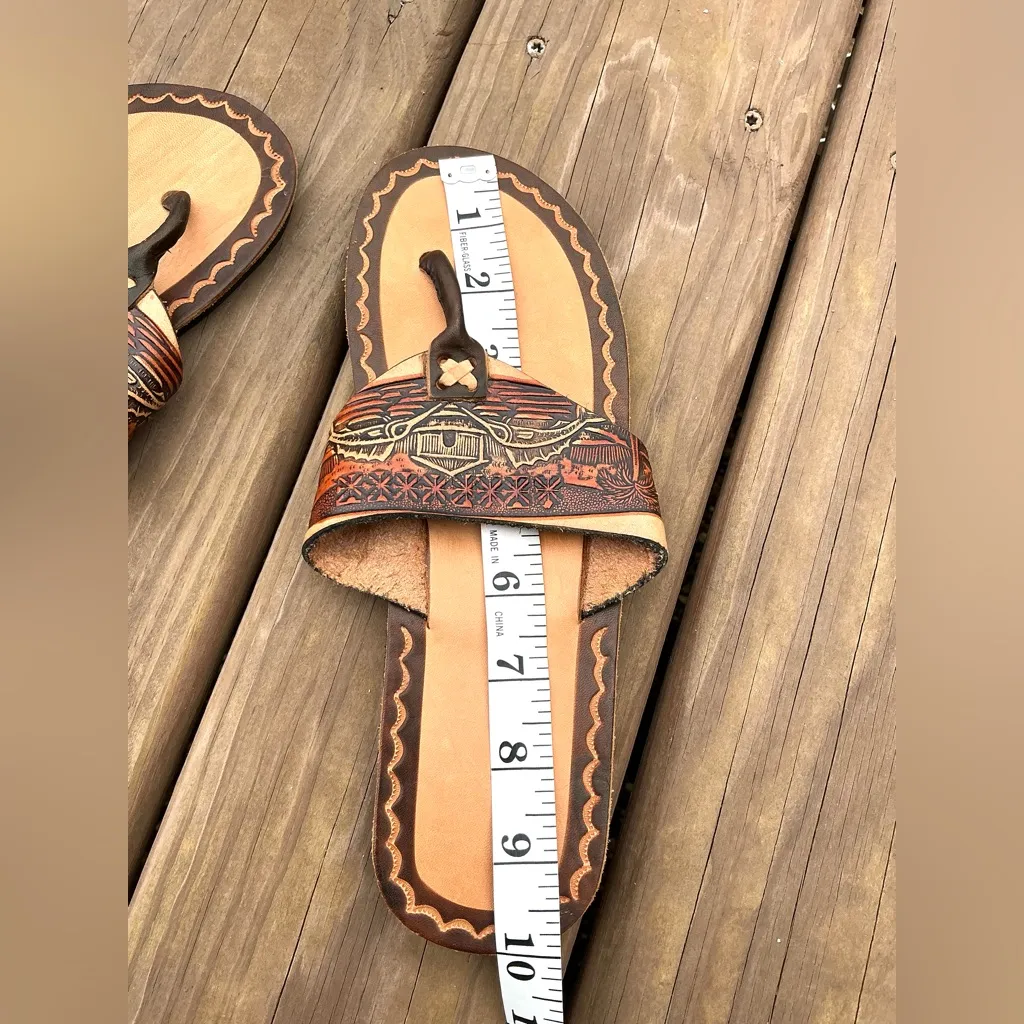 Genuine leather sandals 🔥🔥 - Image 4