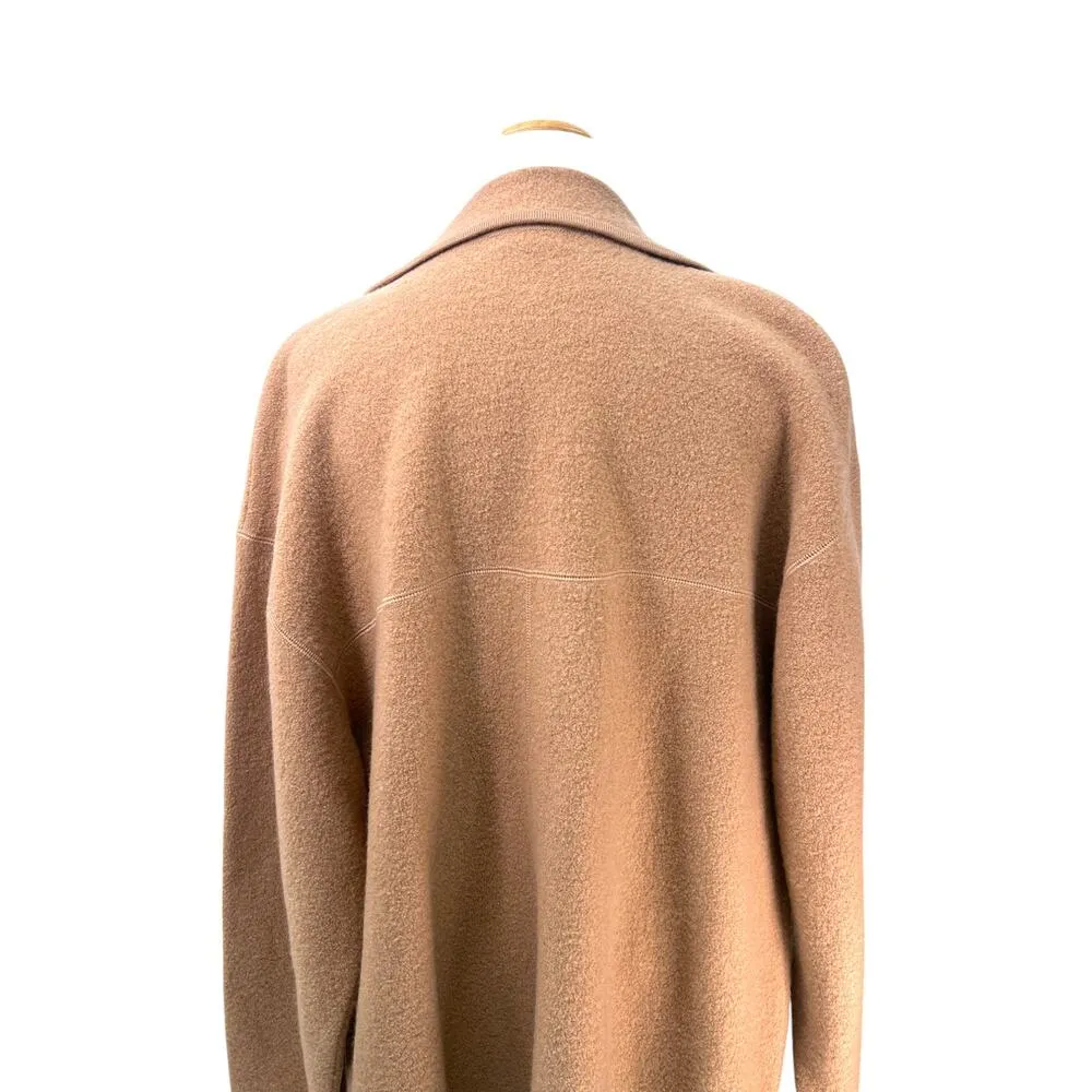 Barneys New York | XL |Pure Wool Knit Mid Length Jacket Knit Sweater Cardigan - Image 4