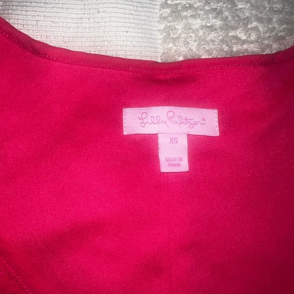 Lilly Pulitzer Seminole Alabaster Crochet Lace V Neck 3/4 Sleeve Dress Sz XS - Image 4