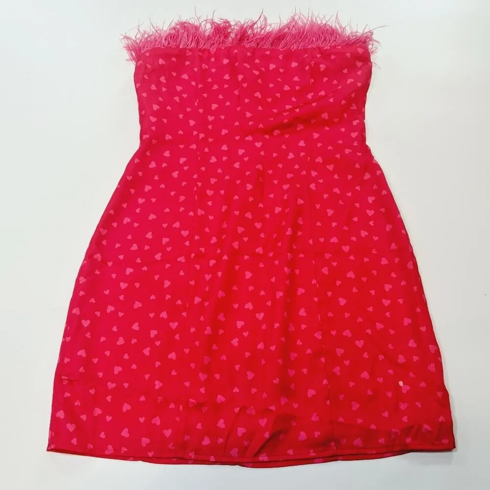 Lovers and Friends Maisey Mini Dress in Lover Heart Abstract Small - Image 3