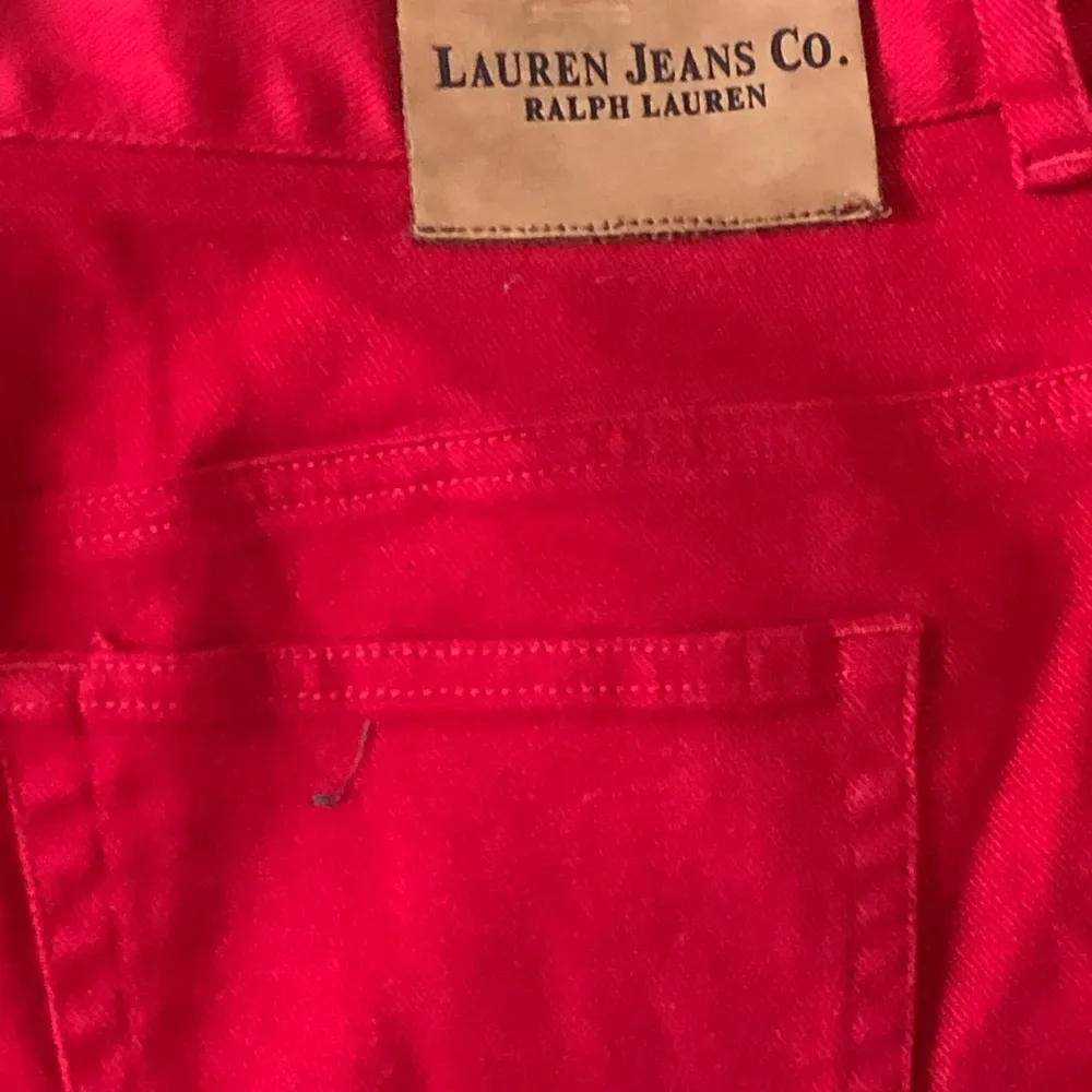 Lauren Jeans Co. Ralph Lauren Premiere Straight Red Corduroy Jeans 22W NWOT - Image 3