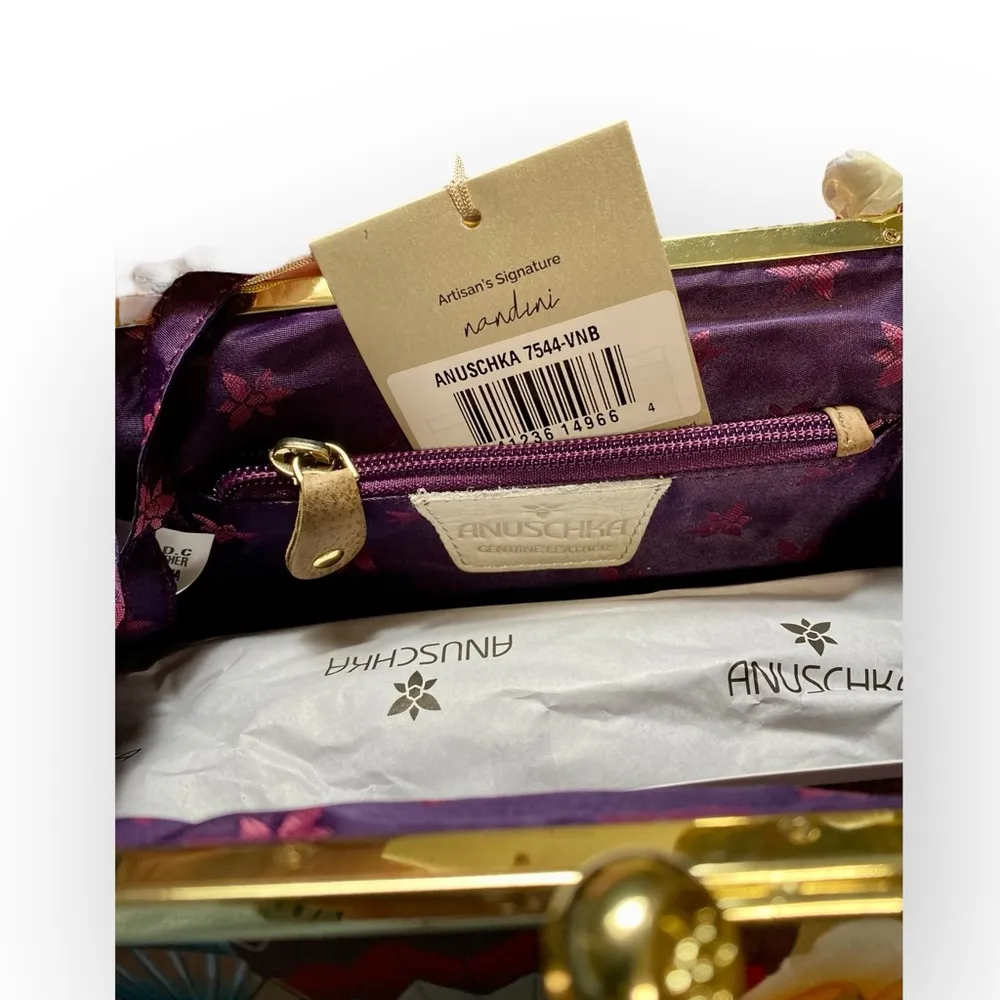 🌈 NWT Anuschka Genuine Leather Hand - Image 8