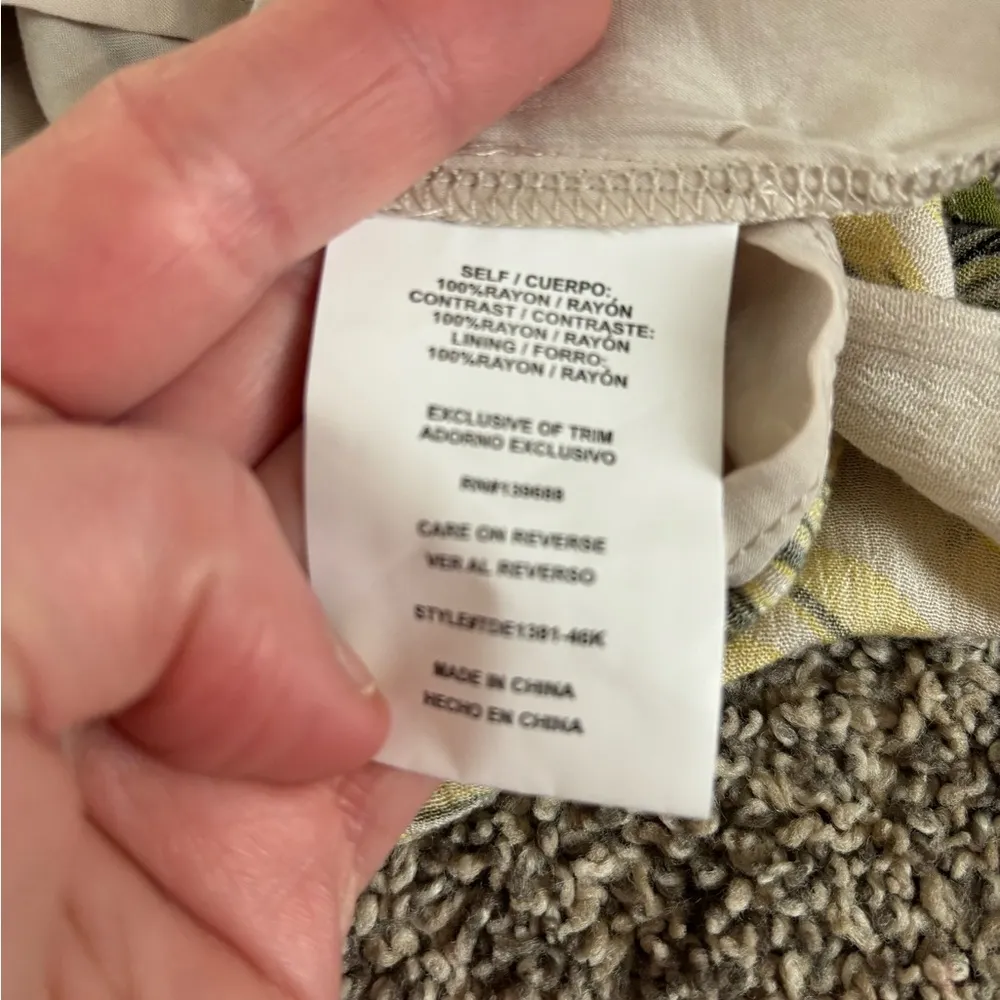 Altar’d State Palm Leaf Beaded Romper - Image 9