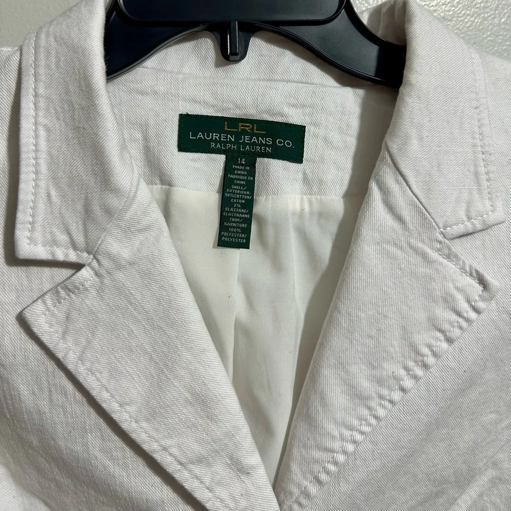 Ralph Lauren Classic White Blazer (456) - Image 3