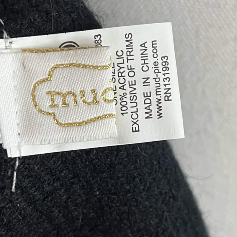 Mudpie • Burgundy Plaid Blanket Shawl Poncho - Image 4