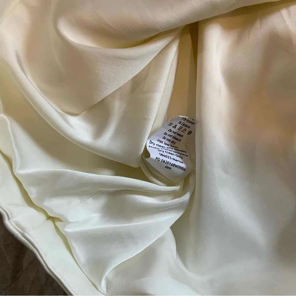 House of CB 'Marissa' Ivory Strapless Ivory Corset Dress - Image 6