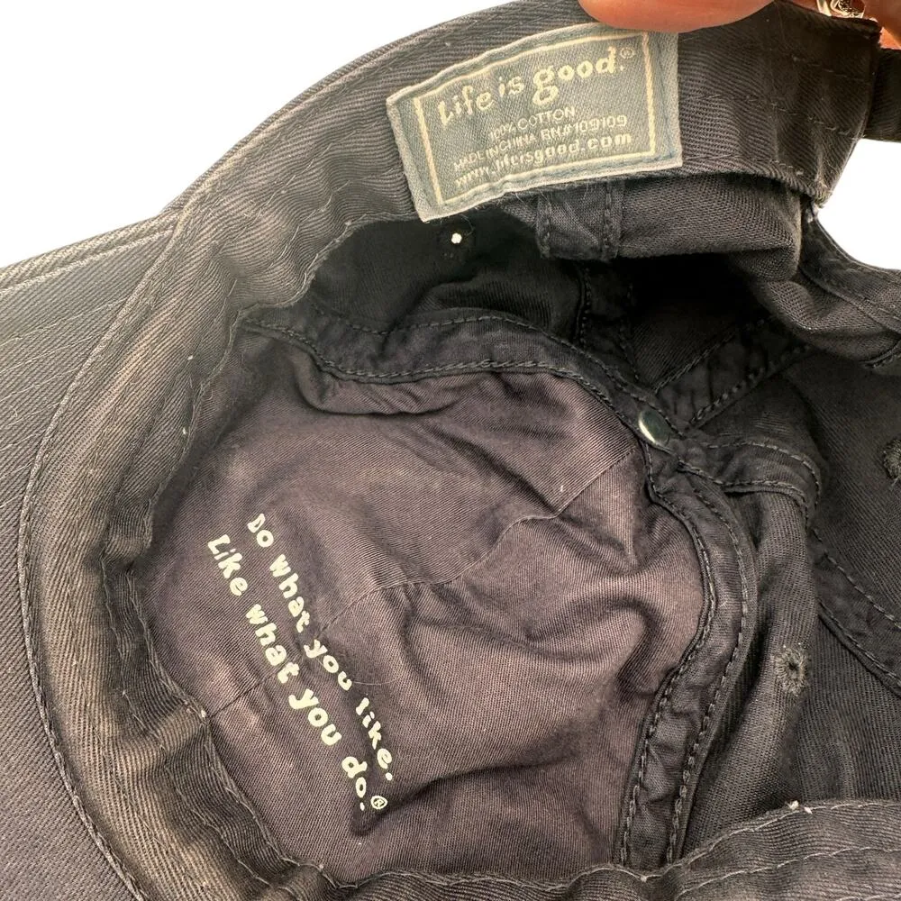 Life Is Good Glue & Red Patch Logo Baseball Hat - Image 8