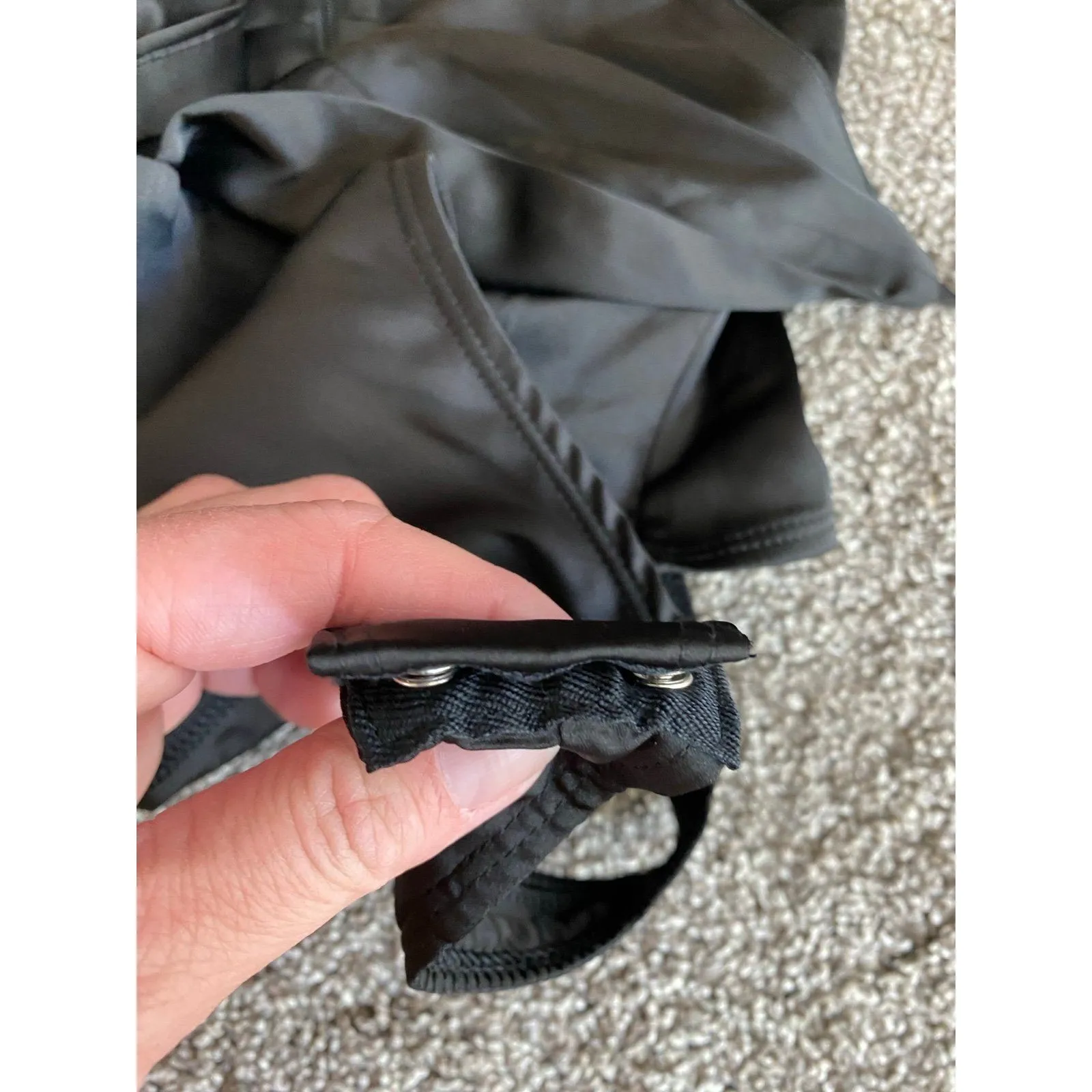 For Love & Lemons Skivvies Black Satin Bodysuit - Size M - Image 7