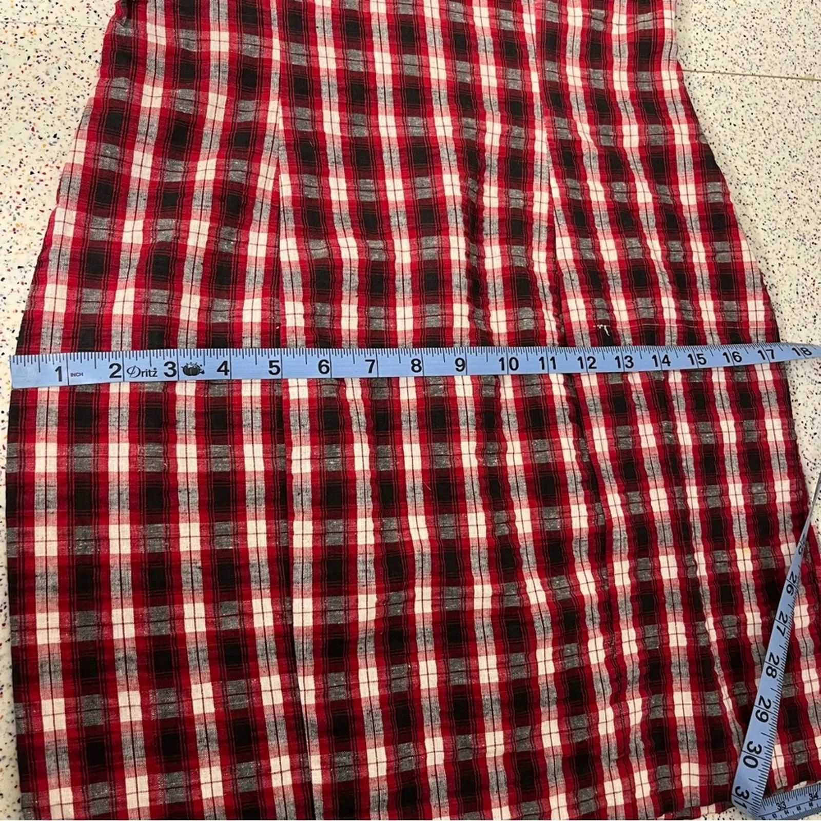 Vintage Rampage Plaid Mini Dress 90s Preppy Punk Grunge Flannel Junior's Size 5 - Image 10