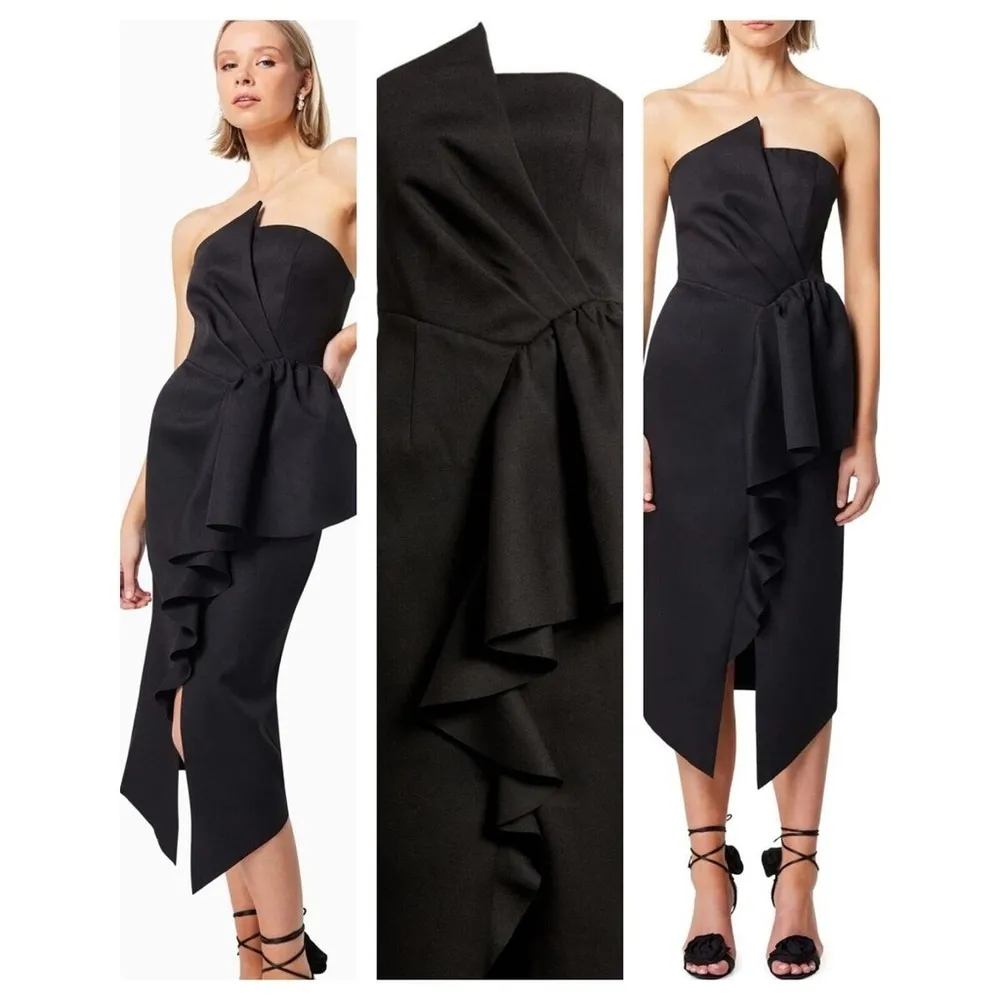 ELLIATT Reception Dress in Black, Size X-Small, $170 - Image 6