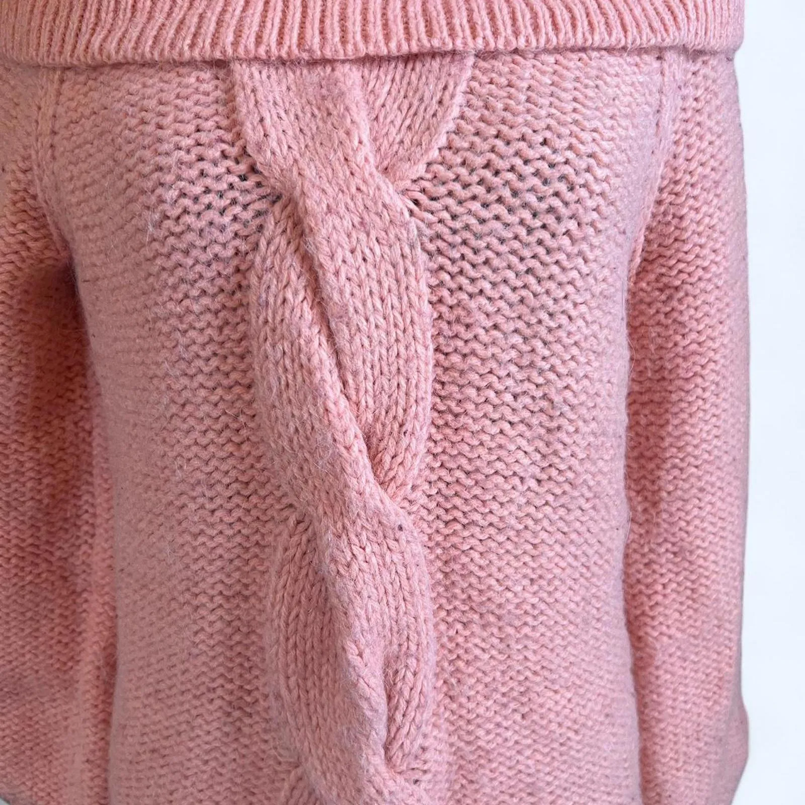 Vintage Y2K Michael Kors Bell sleeve pink knit sweater Size Large - Image 3