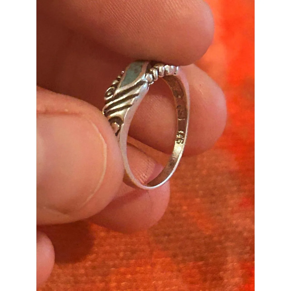 C69 ring size 4.75 925 sterling silver - Image 6